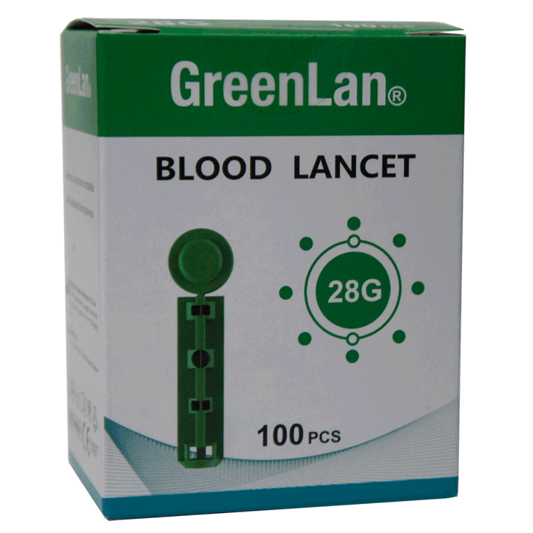Lancettes Greenlan « Fine Test » 28 G x 100