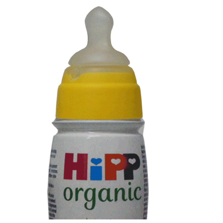 Aufschraubbare sterile Einweg-NUK-Sauger x 24 – für HIPP Organic Combiotic First Infant Milk 200 ml