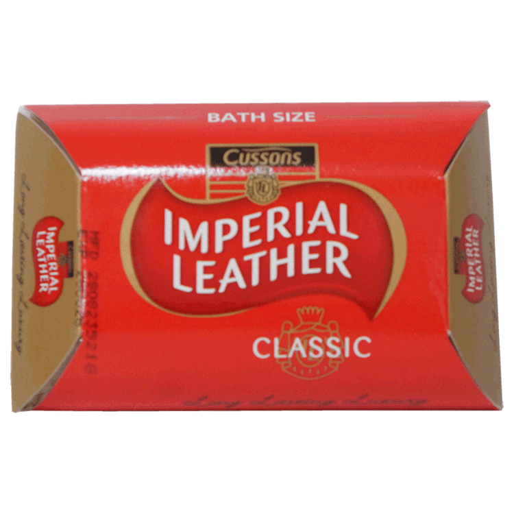 Imperial Lederseife 4 x 90 g – Vier elfenbeinfarbene Riegel