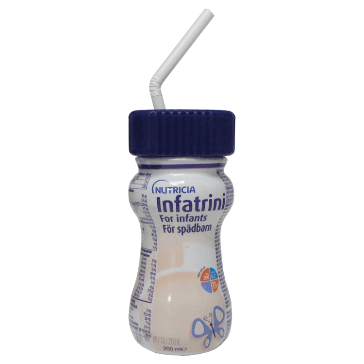 Infatrini for Infants 200ml - Nutritionally Complete with or without screw on lid for a straw x 1