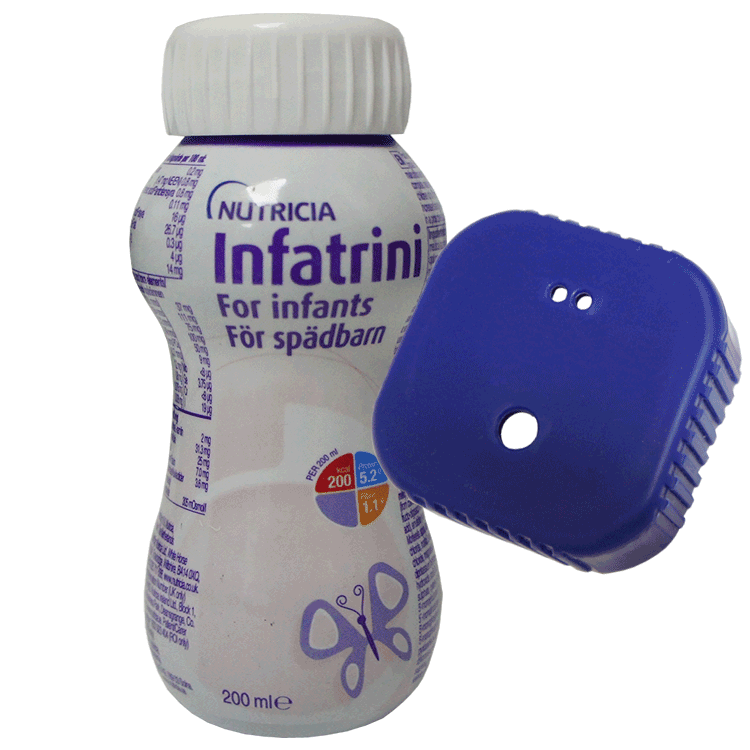 Infatrini pour nourrissons 200 ml - Complète sur le plan nutritionnel avec ou sans couvercle à visser pour une paille x 1