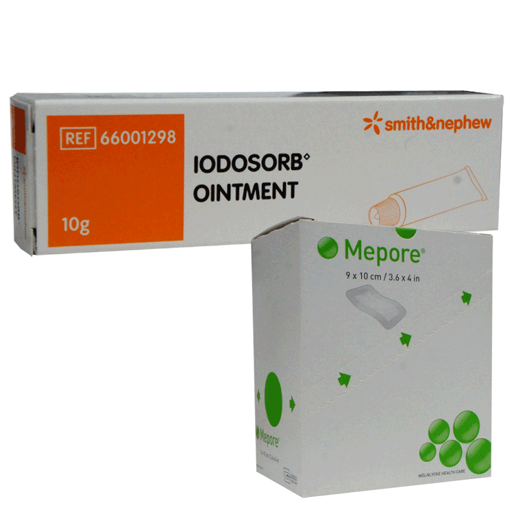 Iodosorb Jodsalbe 10 g x 1 - Für infizierte Wunden