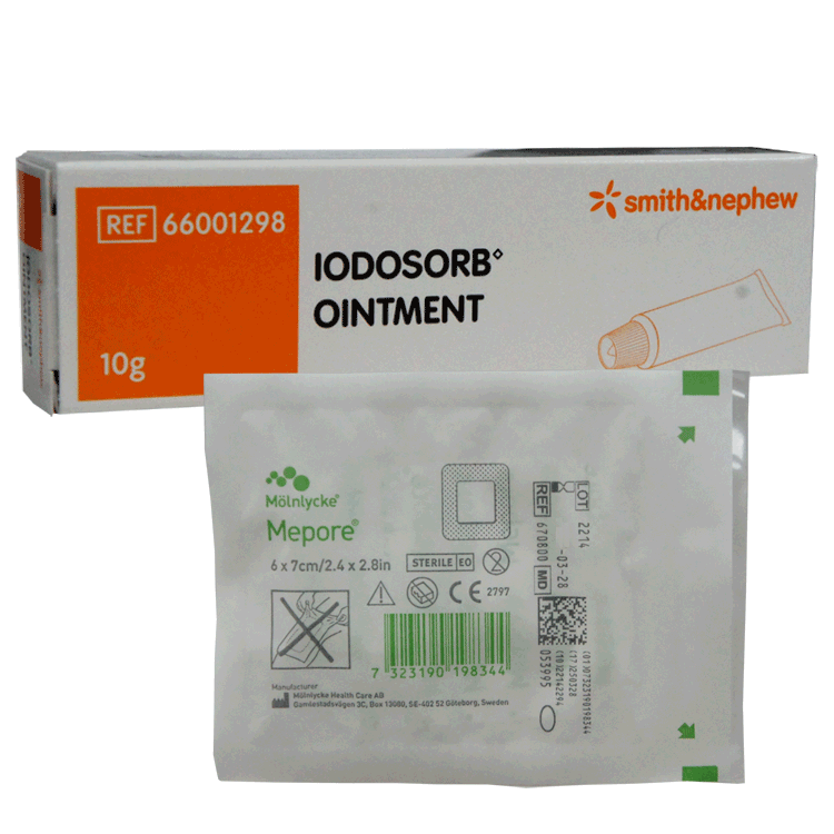 Iodosorb Jodsalbe 10 g x 1 - Für infizierte Wunden