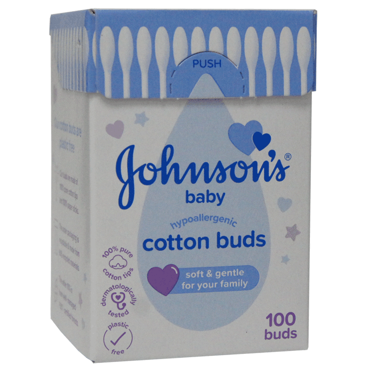 Johnson Baby Cotton Ohrstöpsel x 100
