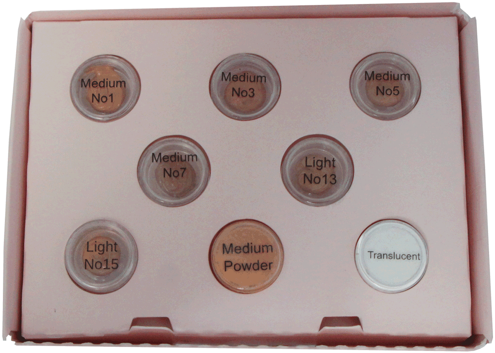 Keromask Camouflage Cream  - Shade testing kit - 8 shades