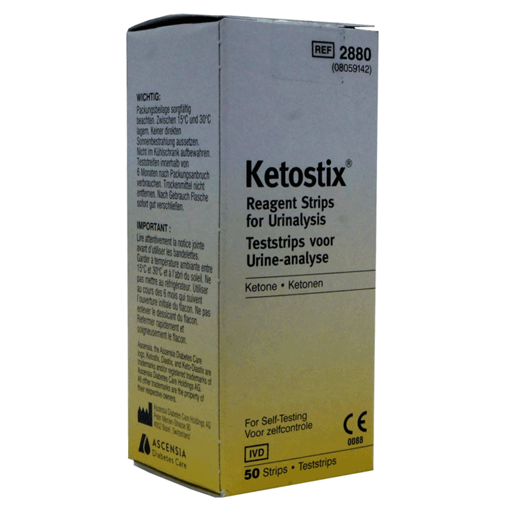 Ketostix Ketone Test Strips 50 - For Urine Testing