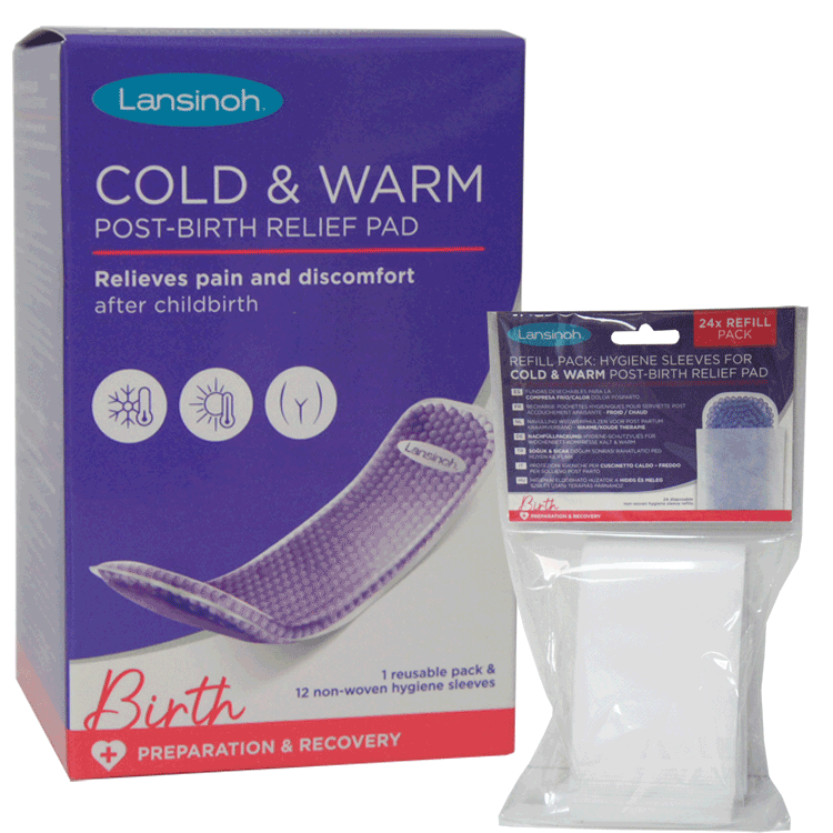 Lansinoh Cold & Warm Post-Birth Relief Pad x 1 - Re-usable