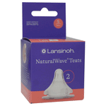 Lansinoh Biberons 2 x 160 ml - Avec tétines Natural wave