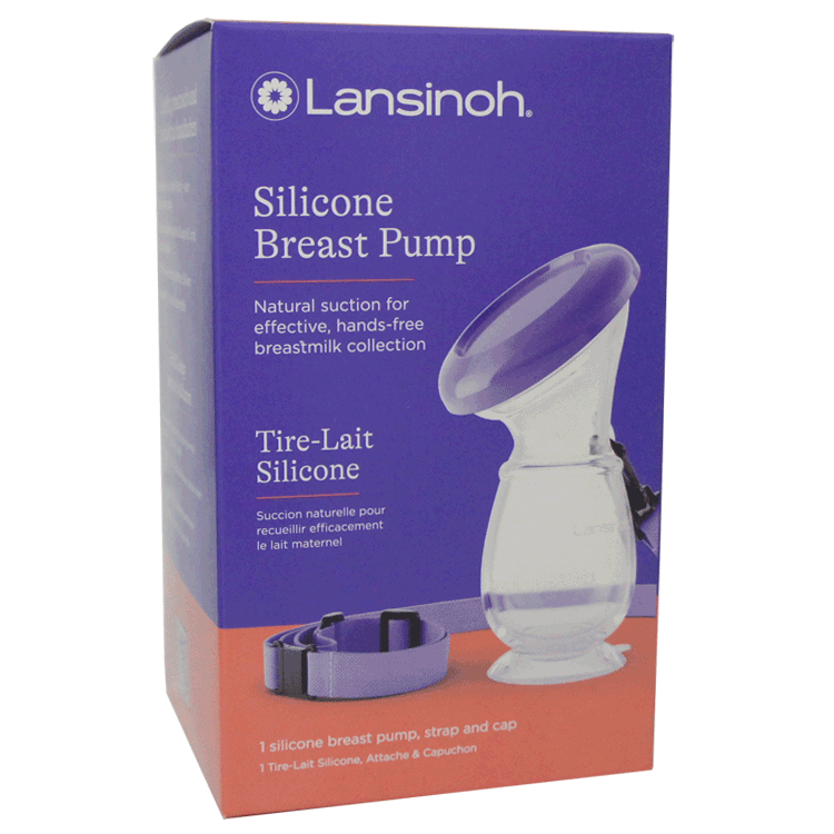 Lansinoh Silicone Breast Pump + Sterile Sterifeed Bottles 100ml x 10 + SMA Single Use Teats x 10
