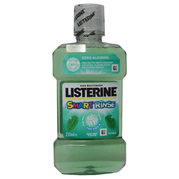 Listerine Smart Rinse 250ml - Kids Mouth Wash – Roche's Chemist - Bray