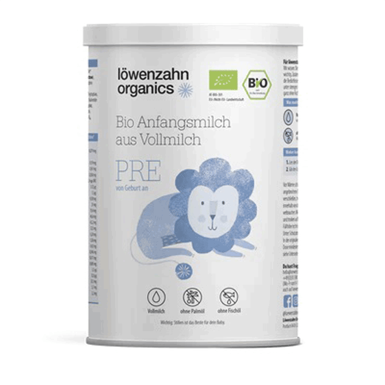 Lowenzahn Lait pour Bébé Bio 400g