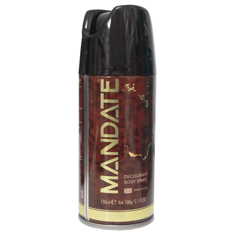 Mandate Deodorant Body Spray 150ml - For Men