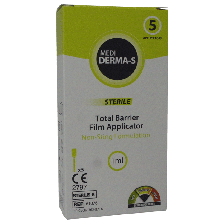 Medi Derm S Total Barrier Film 5 x 1 ml – Bis zum Öffnen steril