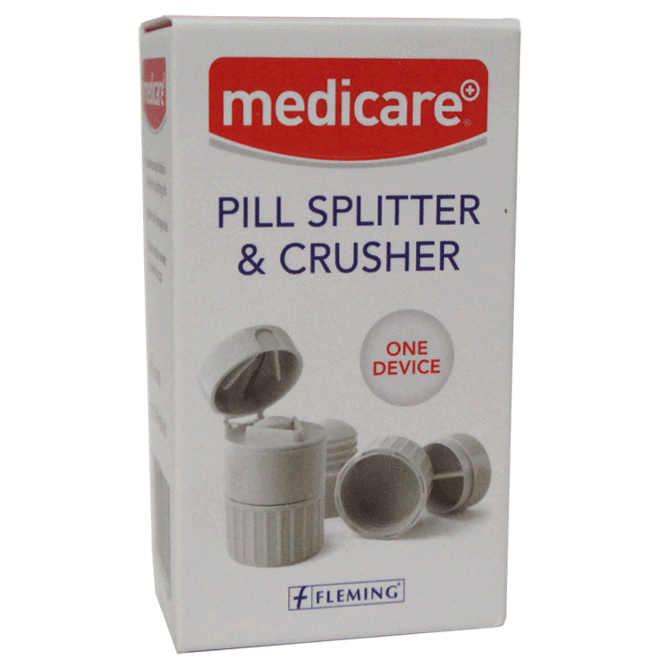 Medicare-pillensplitter en -breker - in één apparaat
