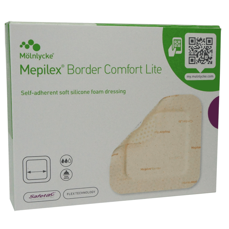 Mepilex Border Comfort Lite 10 cm x 10 cm x 10 pannes