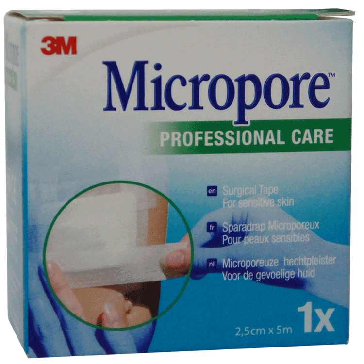 Micropore Paper tape 1.25cm x 5m