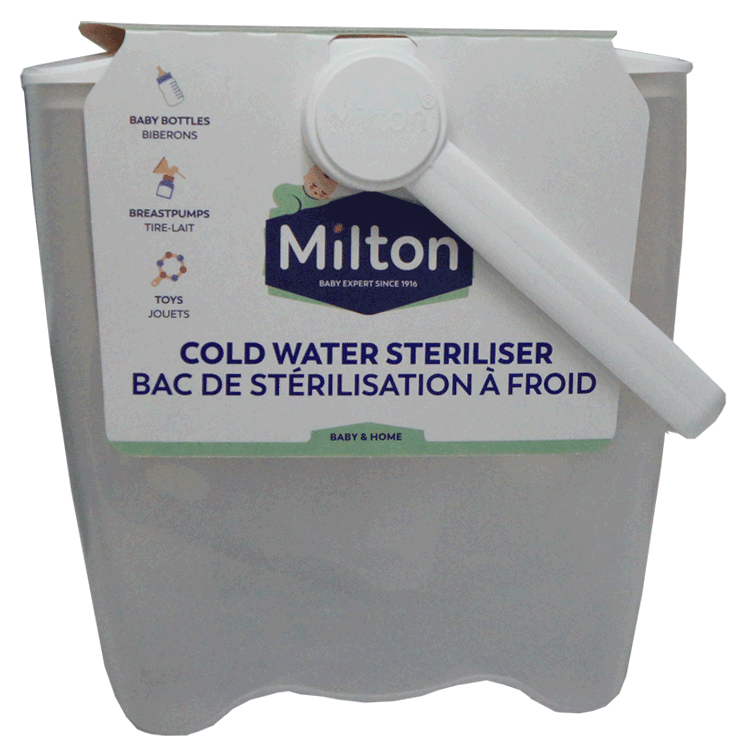 Milton Kaltwassersterilisator x 1 – Zum Sterilisieren von Babyflaschen