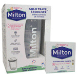 Stérilisateur de voyage Milton Solo avec ou sans comprimés Milton x 28