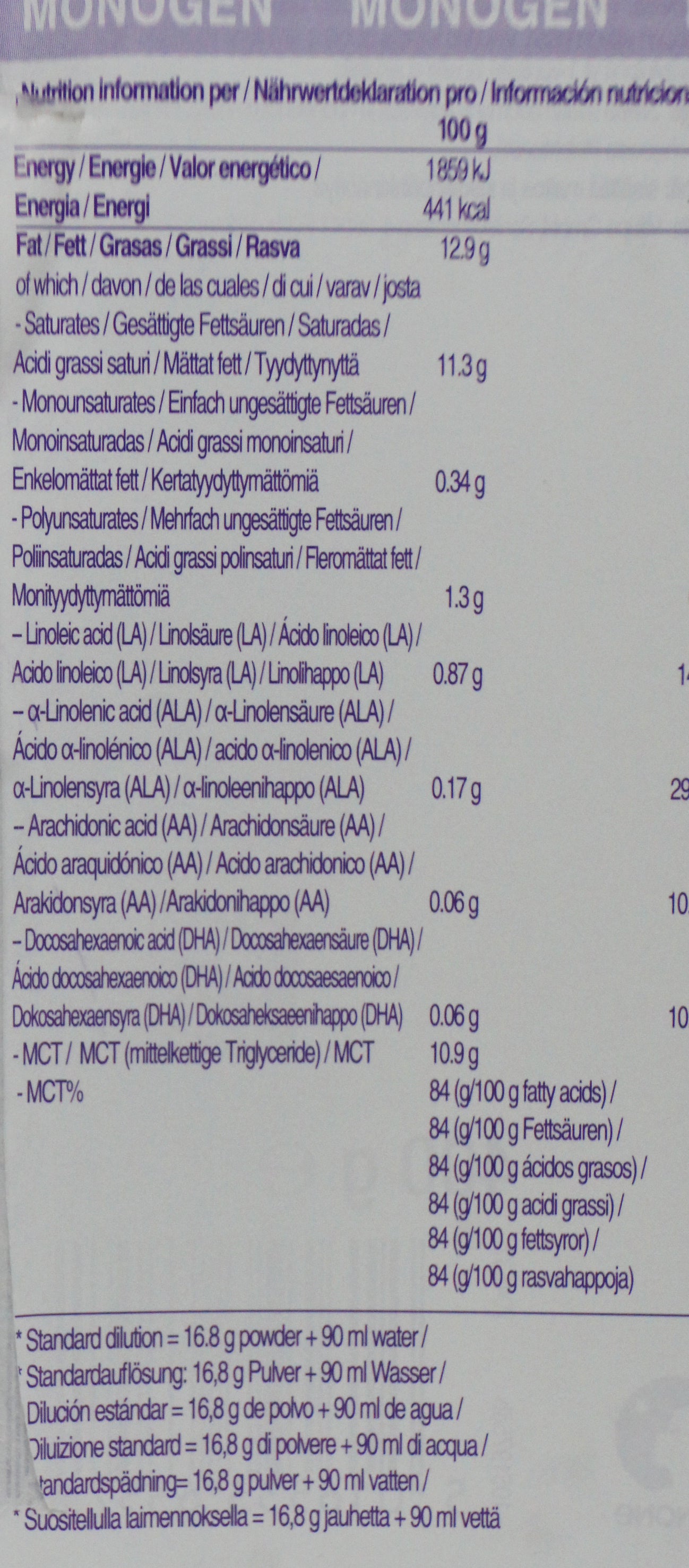 Monogen 400g von Nutricia