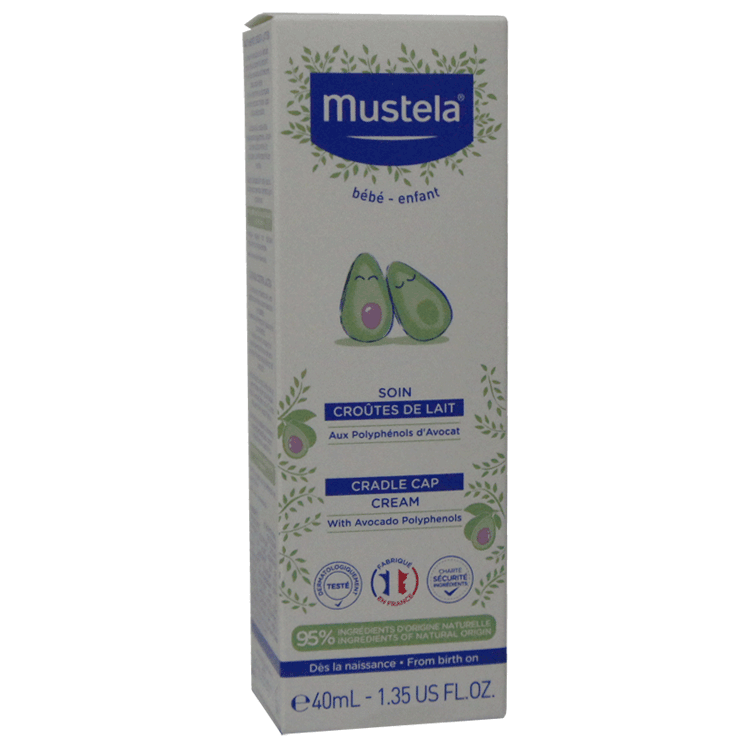 Mustela Cradle Cap Cream 40 ml - kan vanaf de geboorte worden gebruikt