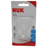 NUK First Choice Feeding Bottle 0 to 6 months 150ml with Spare NUK Teats x 2 or Spout