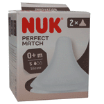 Biberon silicone NUK Perfect Match 150 ml avec tétine 0+ mois - Avec ou sans tétines de rechange