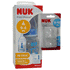 NUK First Choice Feeding Bottle 0 to 6 months 150ml with Spare NUK Teats x 2 or Spout