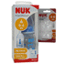 NUK First Choice Babyflasche 0 bis 6 Monate 150 ml mit Ersatzsaugern von NUK 0 bis 6 Monate x 2