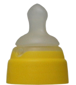 Screw-On Sterile Disposable NUK Teats x 24 - For Hipp Bio Combiotic Milk 200ml - Slow, Medium or Fast Flow