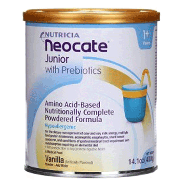 Neocate Junior Follow On Milk 400g for Milk and Lactose intolerant children - Vanilla Flavour
