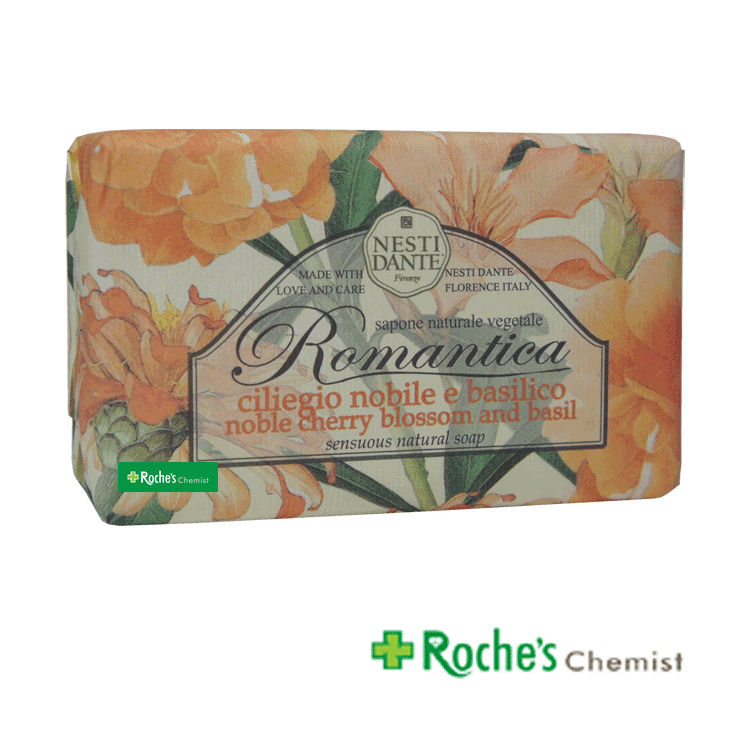 Nesti Dante Romantica Soap 150G Noble Cherry Blossom und Basilikum - aus Italien