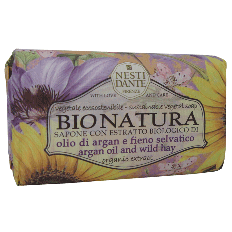Nesti Dante Bionatura Arganöl und wilde Heuseife 250 g