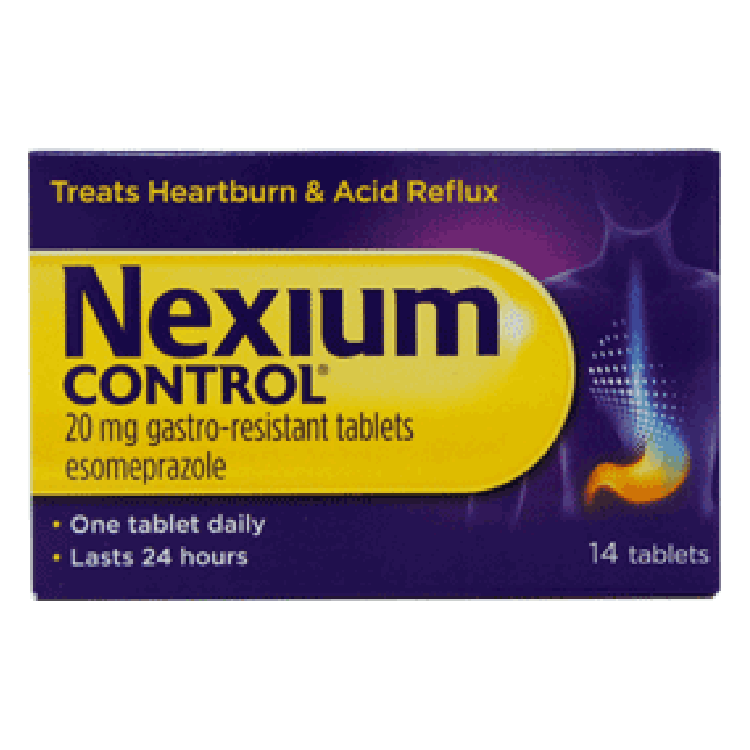 Nexium 20mg 14's OTC for acid indigestion and reflux