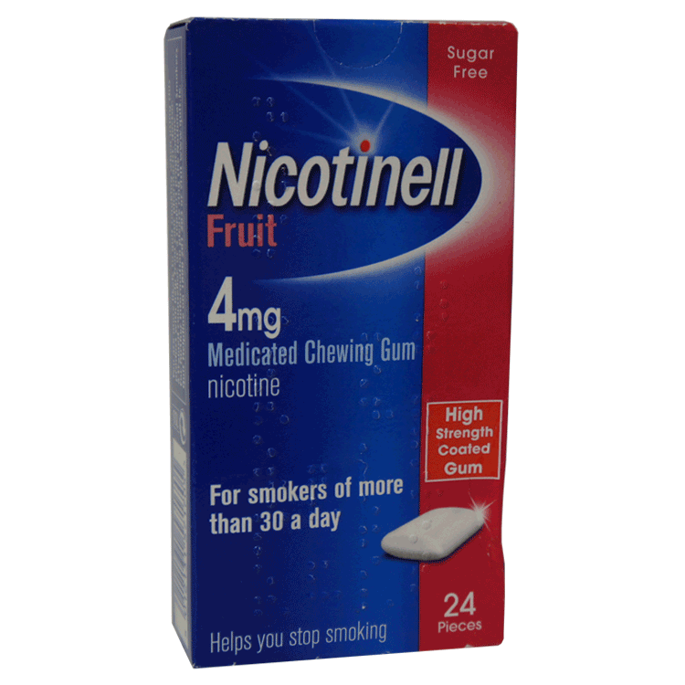 Nicotinell 4mg Nikotinkaugummi 24 Stück - Fruchtgeschmack
