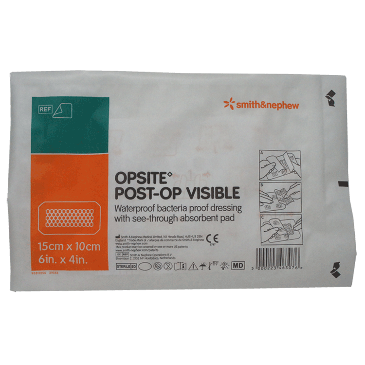Opsite Post-op visibile 15 cm x 10 cm x 3