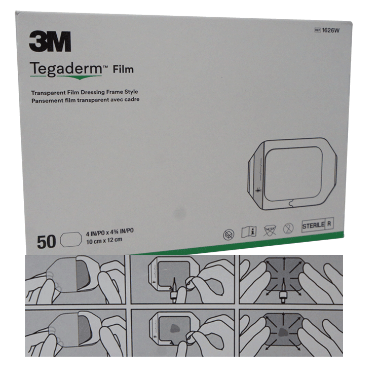 Tegaderm 12 cm x 12 cm x 10 - Wundauflagen zum Abdecken von Wunden und neuen Tätowierungen