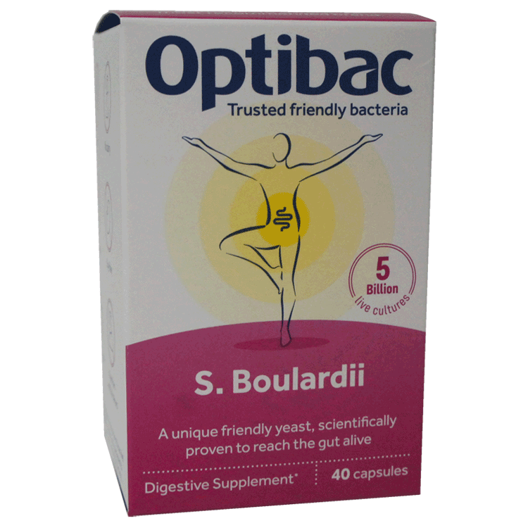 Optibac S Boulardii x 40 capsules