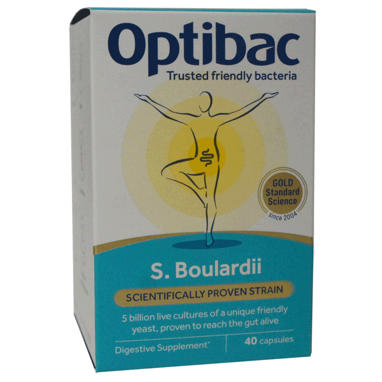Optibac S Boulardii x 40 kapsler