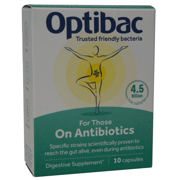 Optibac For those on Antibiotics - 10 Capsules