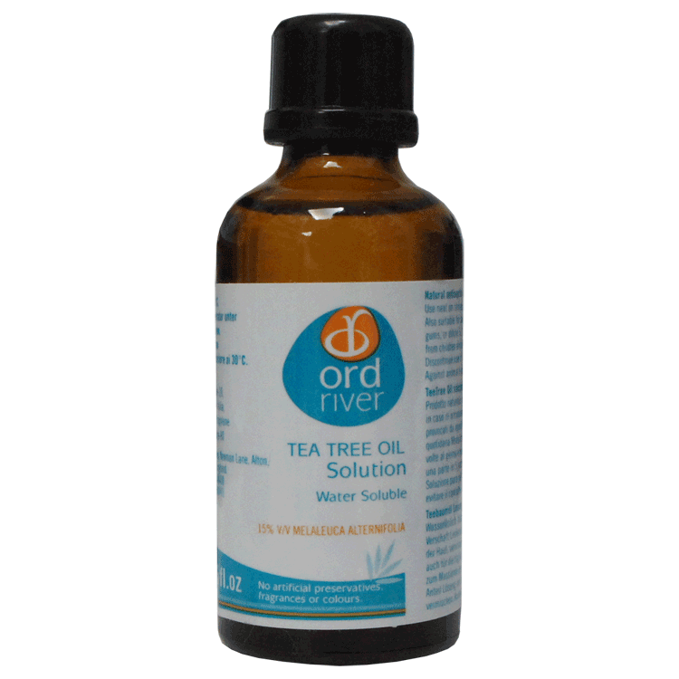 Ord River Tea Tree Oil Solution 50ml - Natural antiseptic solution