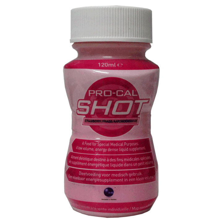 procal shot strawberry 120ml x 6 low volume energy dense food ...