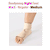 ReadyWrap RIGHT FOOT Adjustable Compression Garment with Velcro Straps for Chronic Oedema