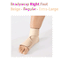 ReadyWrap RIGHT FOOT Adjustable Compression Garment with Velcro Straps for Chronic Oedema