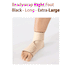 ReadyWrap RIGHT FOOT Adjustable Compression Garment with Velcro Straps for Chronic Oedema