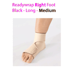 ReadyWrap RIGHT FOOT Adjustable Compression Garment with Velcro Straps for Chronic Oedema