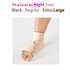 ReadyWrap RIGHT FOOT Adjustable Compression Garment with Velcro Straps for Chronic Oedema