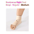 ReadyWrap RIGHT FOOT Adjustable Compression Garment with Velcro Straps for Chronic Oedema