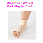 ReadyWrap RIGHT FOOT Adjustable Compression Garment with Velcro Straps for Chronic Oedema