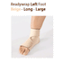 ReadyWrap LEFT FOOT Verstellbares Kompressionskleidungsstück mit Klettverschlüssen für chronische Ödeme