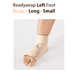 ReadyWrap LEFT FOOT Verstellbares Kompressionskleidungsstück mit Klettverschlüssen für chronische Ödeme